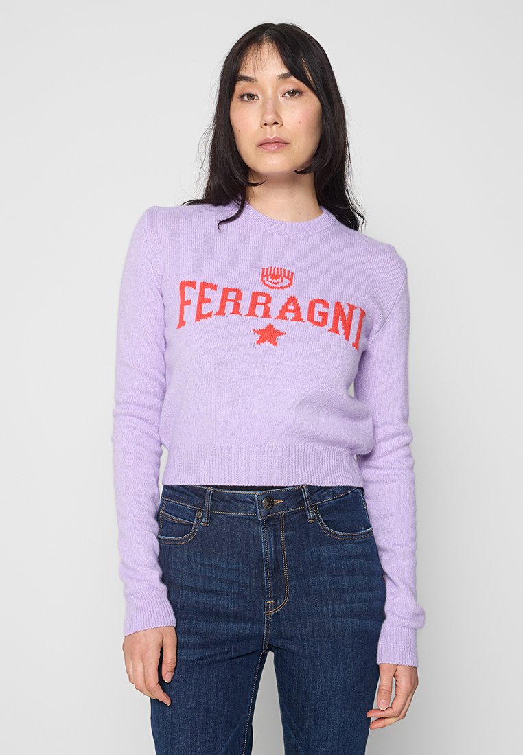 CHIARA FERRAGNI Trui paars