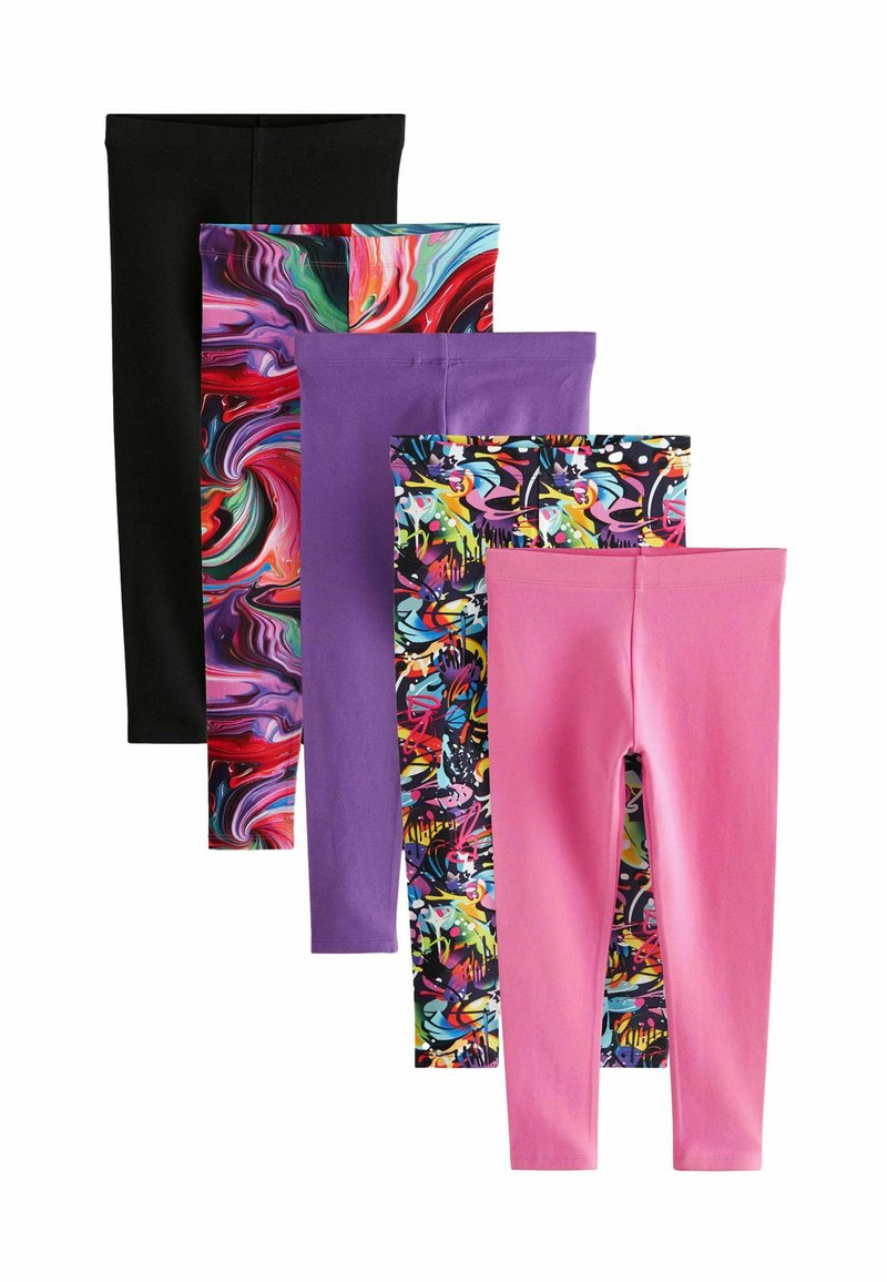 Next - 5 PACK - Leggings - multi bright grafitti, Ampliar