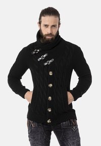 Cipo & Baxx Strickjacke - black