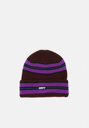BUENA STRIPE BEANIE UNISEX - Beanie - brown