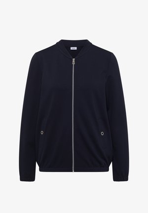 Cecil, LANGARM JACKE MIT RUNDHALS UND ZIPPER - Felpa con zip - urban dark blue