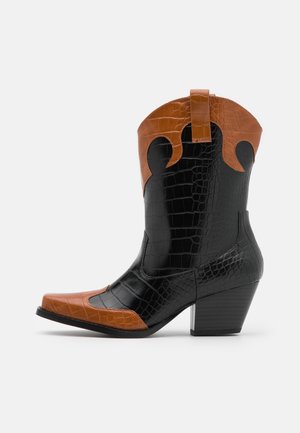 Bottes de cowboy / motard - black