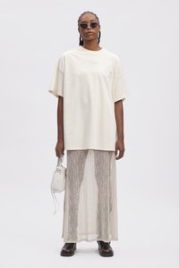 Gestuz JIO OVERSIZE TEE - Osnovna majica kratkih rukava - birch