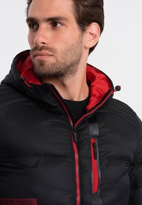 Ombre TRANSITIONAL WITH HOOD OM-JALP - Winterjacke - black