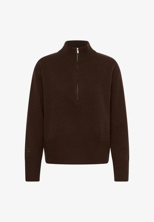 My Essential Wardrobe, MWTRACY HALFZIP PULLOVER - Pullover - cocoa