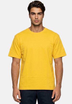 Reichstadt REICHSTADT HERREN OVERSIZED T-SHIRT 24RS058 - T-shirt basic - yellow