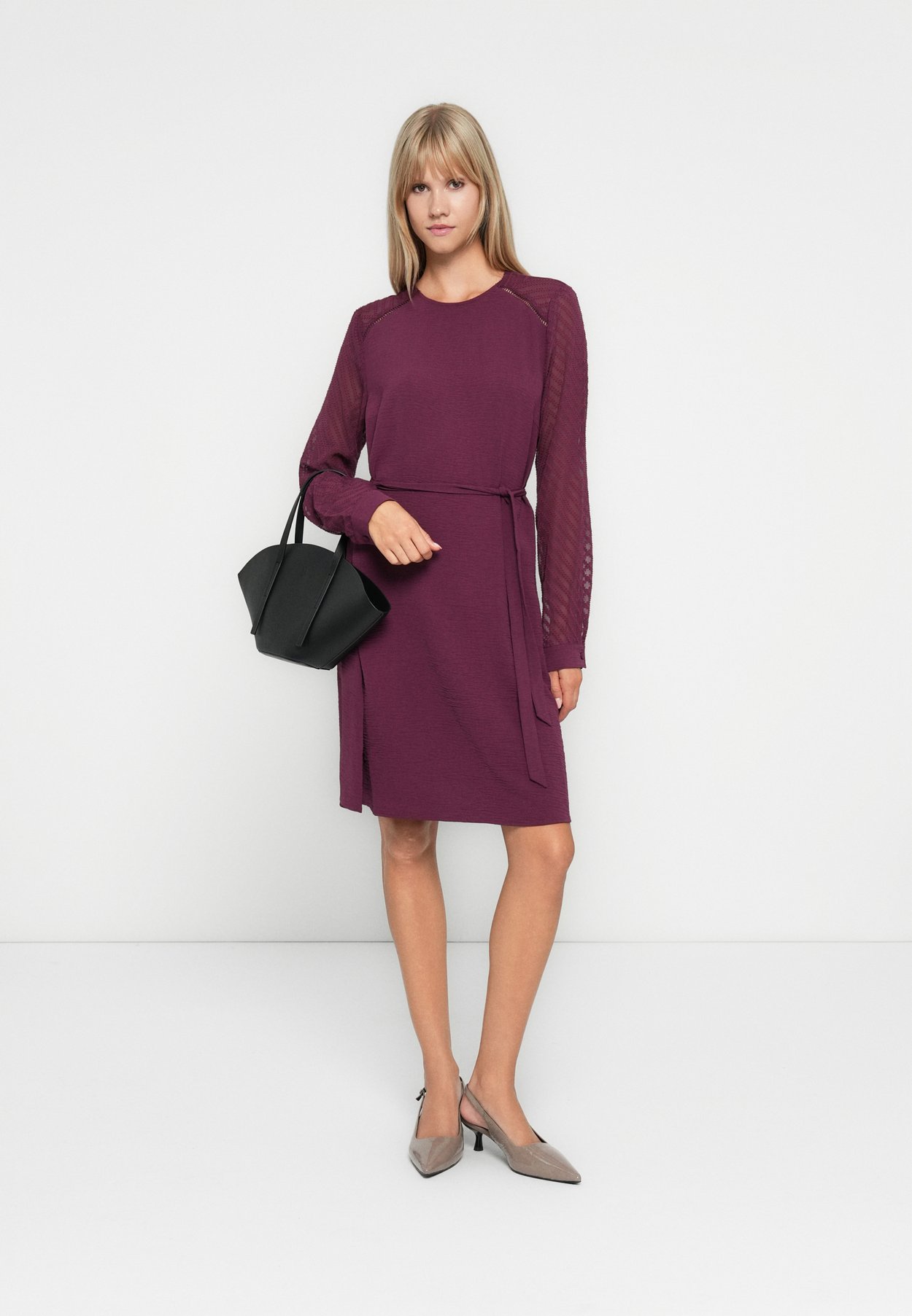 ONLMETTE DOBBY SLEEVE DRESS