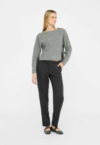 LIU JO WITH GEMSTONES - Maglione - grey