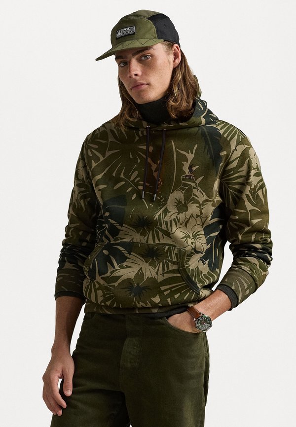 PALM-CAMO DOUBLE-KNIT HOODIE - Sweatshirt - palm cove