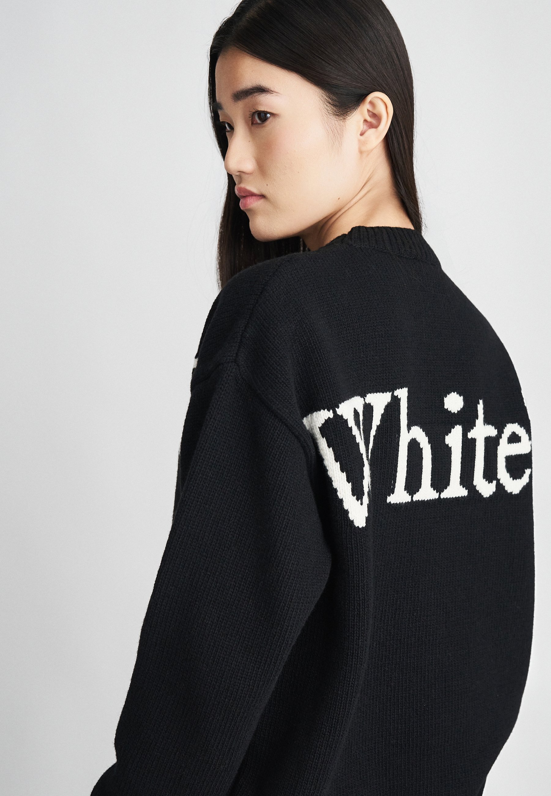 OFF-WHITE BOOKISH SHARED CREWNECK - Jumper - black/black - Zalando