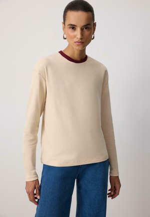 COLLAR - Longsleeve - beige