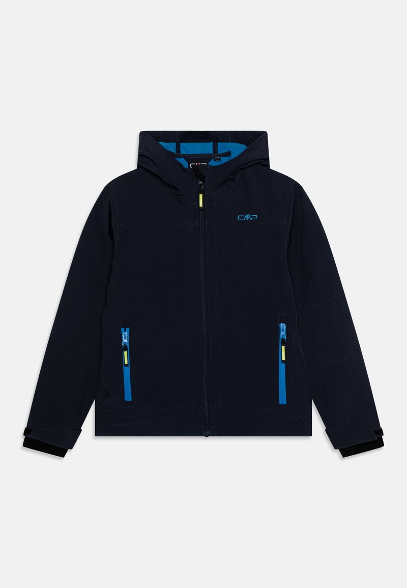 CMP KID JACKET FIX HOOD UNISEX - Softshell jakker - blue river