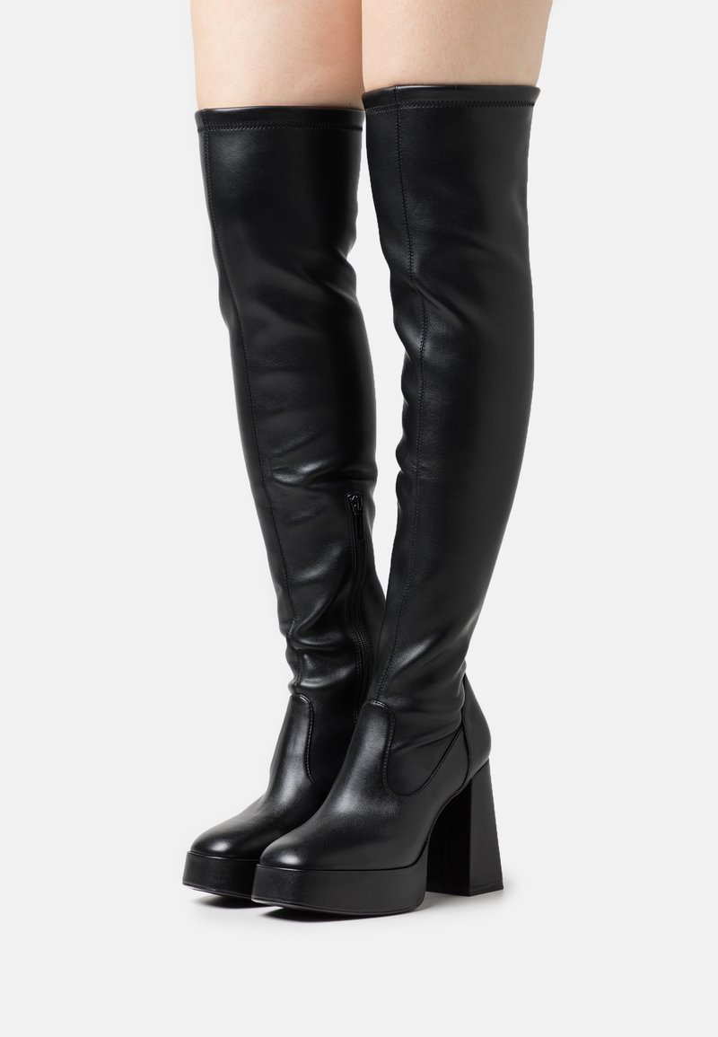 Tamaris Plateaulaarzen - black/zwart