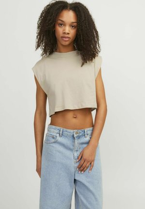 JJXX ZOE - T-shirt con stampa - feather gray