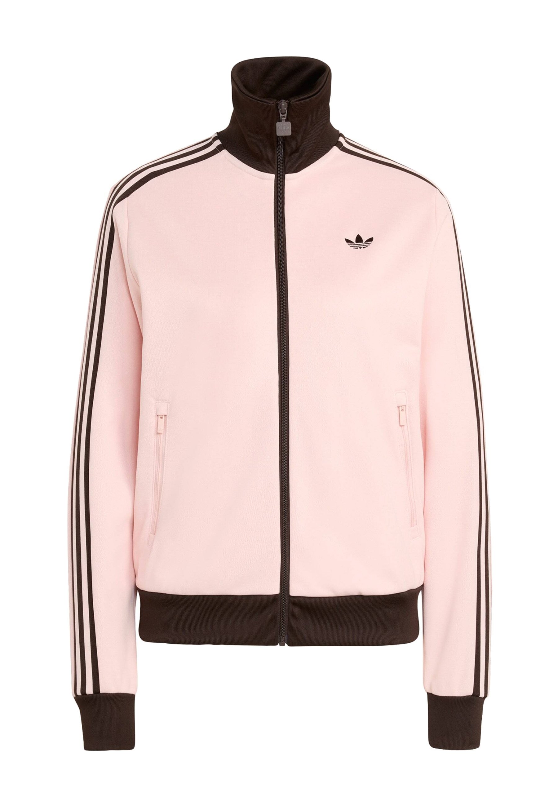 adidas Originals CLASSIC TT - Sweater met rits - sandy pink aurora