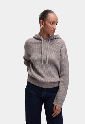 CLOUD-YARN TEXTURED - Hoodie - nutmeg