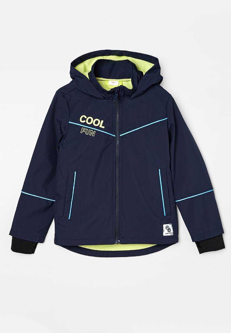 s.Oliver Softshelljas donkerblauw