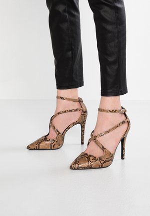 New Look Wide Fit Hoge hakken - brown