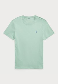 CUSTOM SLIM FIT JERSEY CREWNECK T-SHIRT - T-shirt basic - faded mint