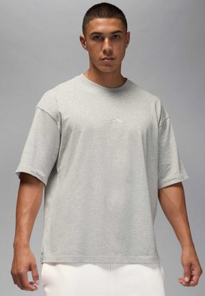 Camiseta básica - grey heather grey heather white
