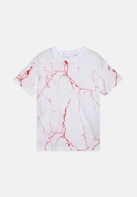 Jack & Jones Performance JJKEY LOOSE TEE CREW JNR - Marškinėliai su spaudiniu - white