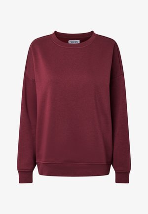 Pieces, PCCHILLI LOOSE FIT - Sweatshirt - tawny port