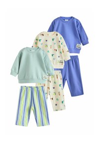 Unselected, blue dog print