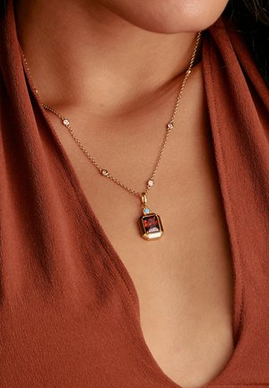 THOMAS SABO, Anhänger - gelbgoldfarben rot türkis