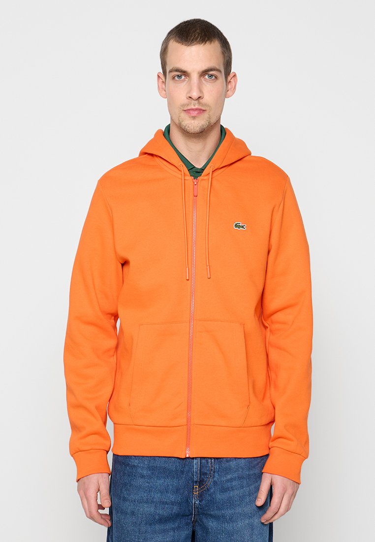Lacoste Sweater met rits oranje Lacoste Sweater met rits oranje