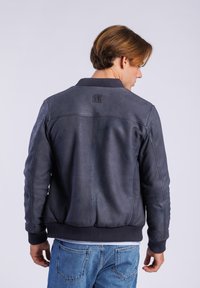Freaky Nation JANNIK - Giacca di pelle - retro blue