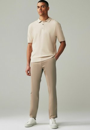 2 PACK SLIM FIT STRETCH - Chinos - navy blue/stone