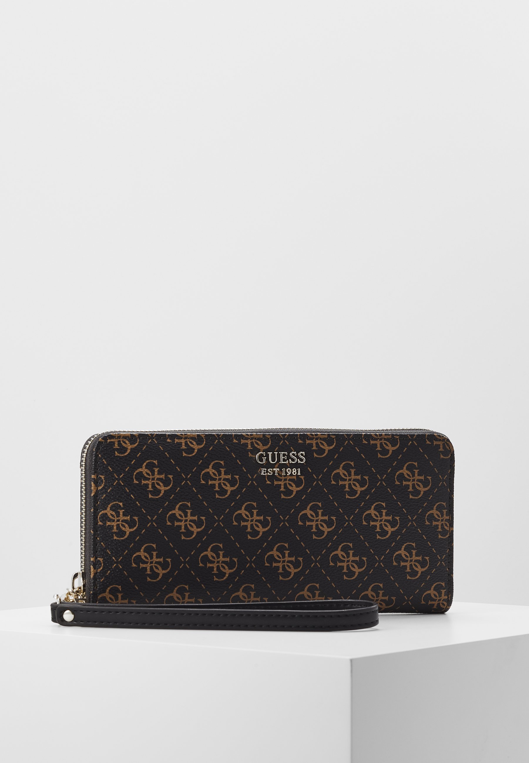guess kamryn large zip around wallet