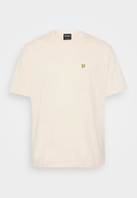 PLUS POCKET - Navadna majica - parchment
