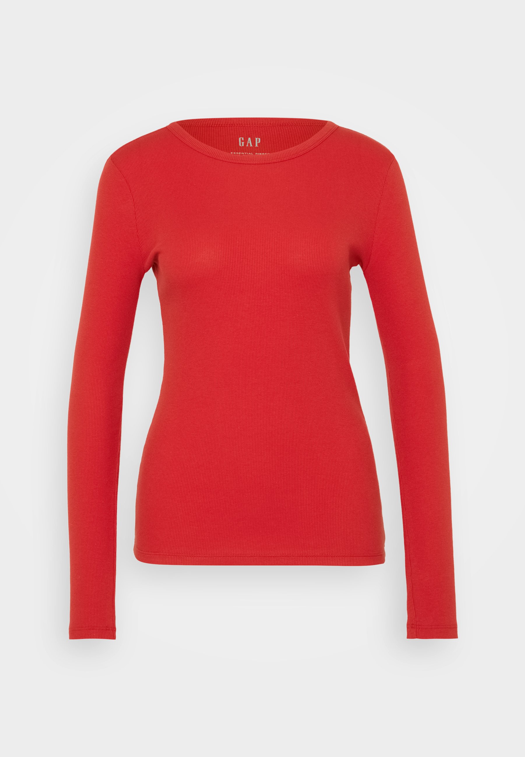 Top Chemise Gap Rouge Manches Longues - Taille XS Junior - Coupe Relaxed - Occasion Très Bon État