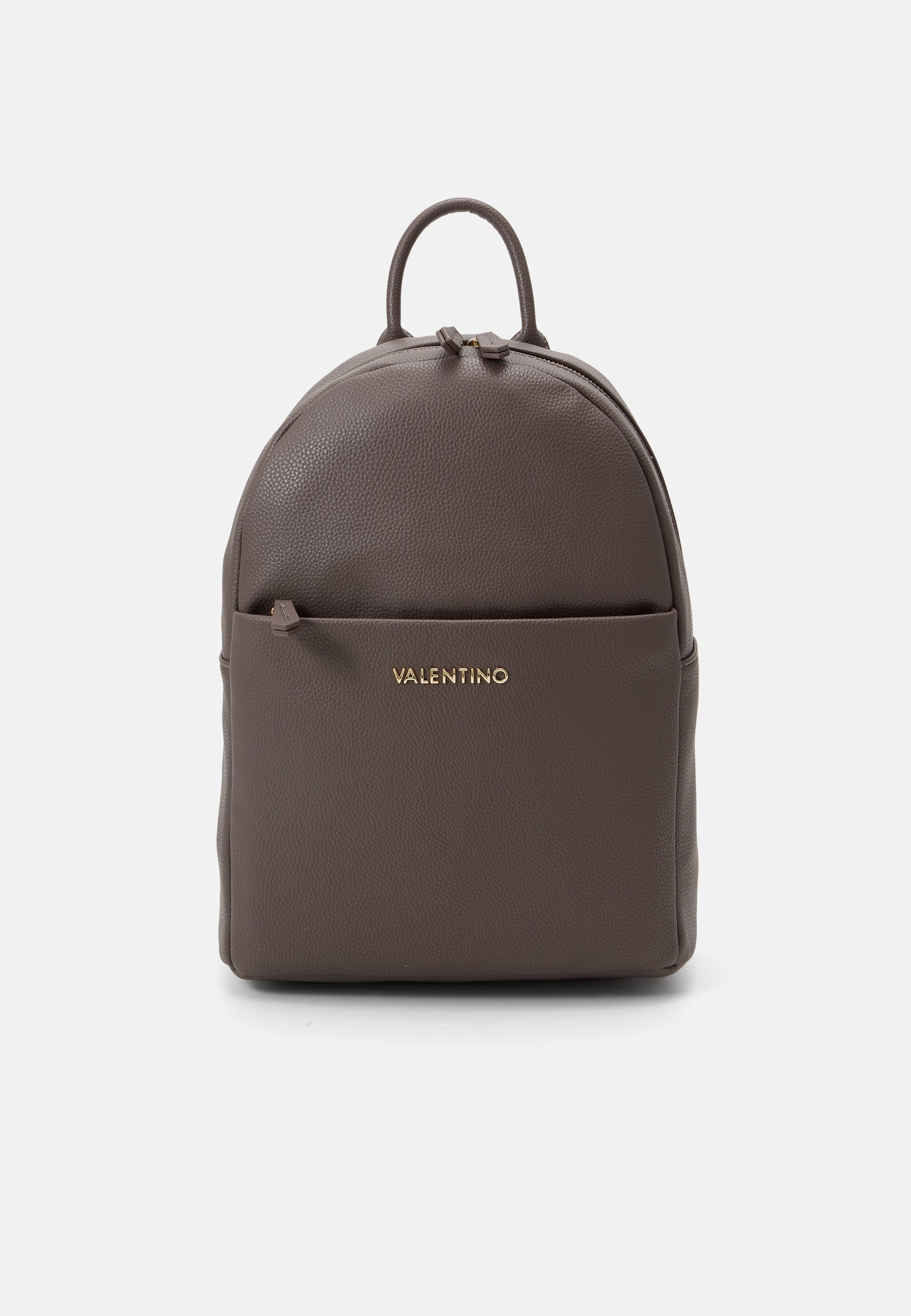 Valentino Taupe Pebbled Leather Backpack Valentino // Taupe Leather Rockstud Mini Backpack – VSP  main image 3