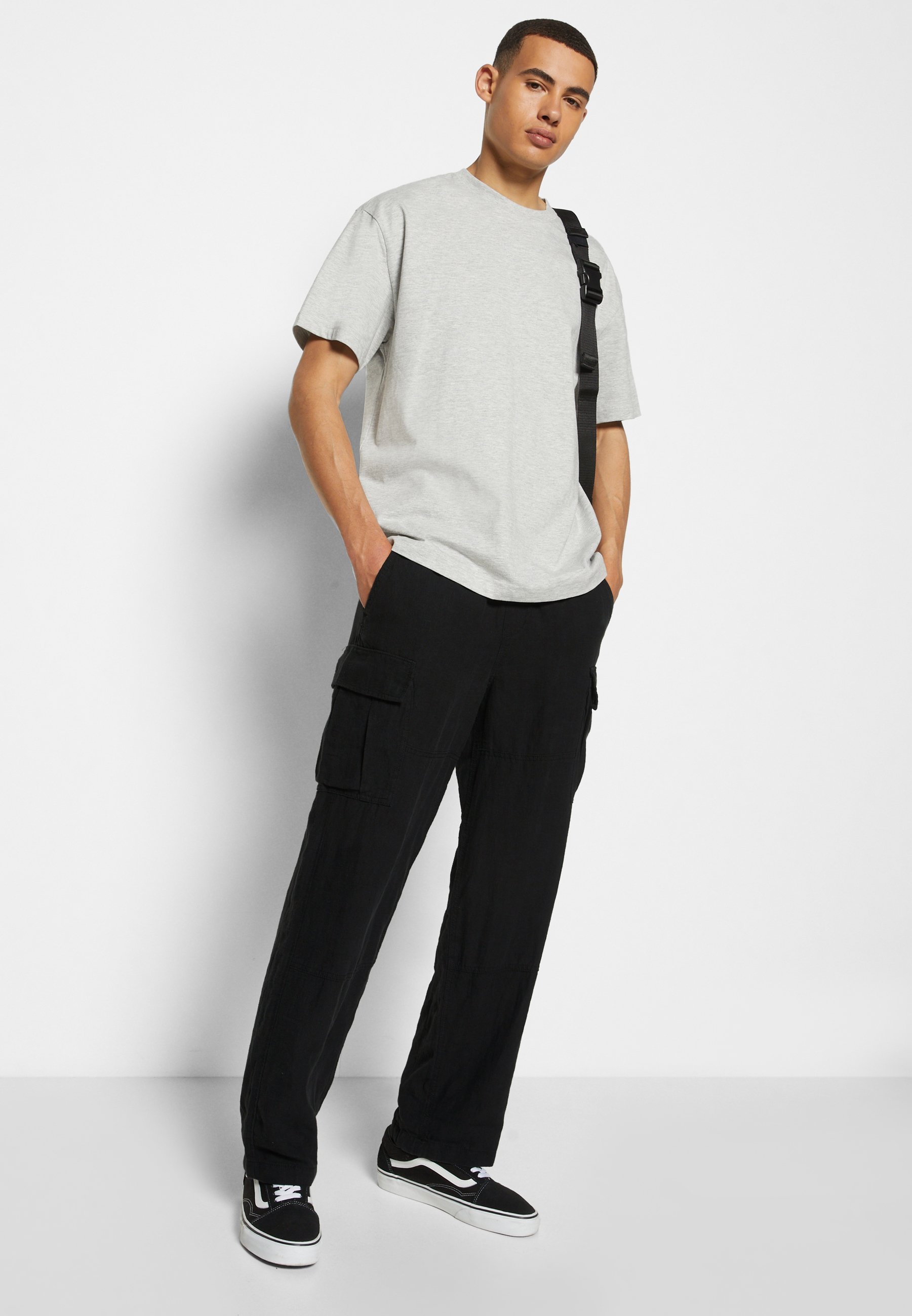 Weekday JOSHUA LINEN TROUSER - Cargo 
