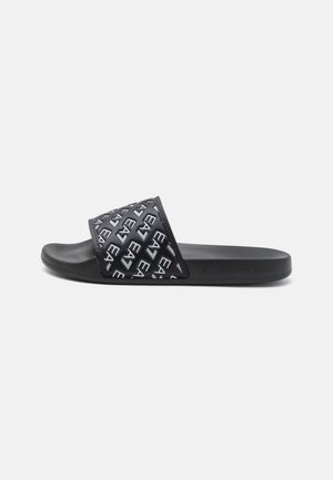 WATER SPORTS ALL OVER SLIPPER UNISEX - Chanclas de baño - full black/white