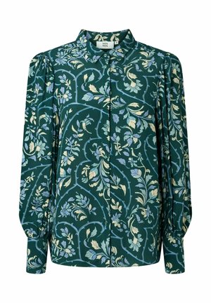 JANELLENN - Skjortebluser - print green blue