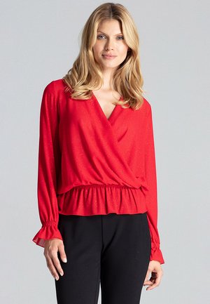 LONG SLEEVED - Blouse - red