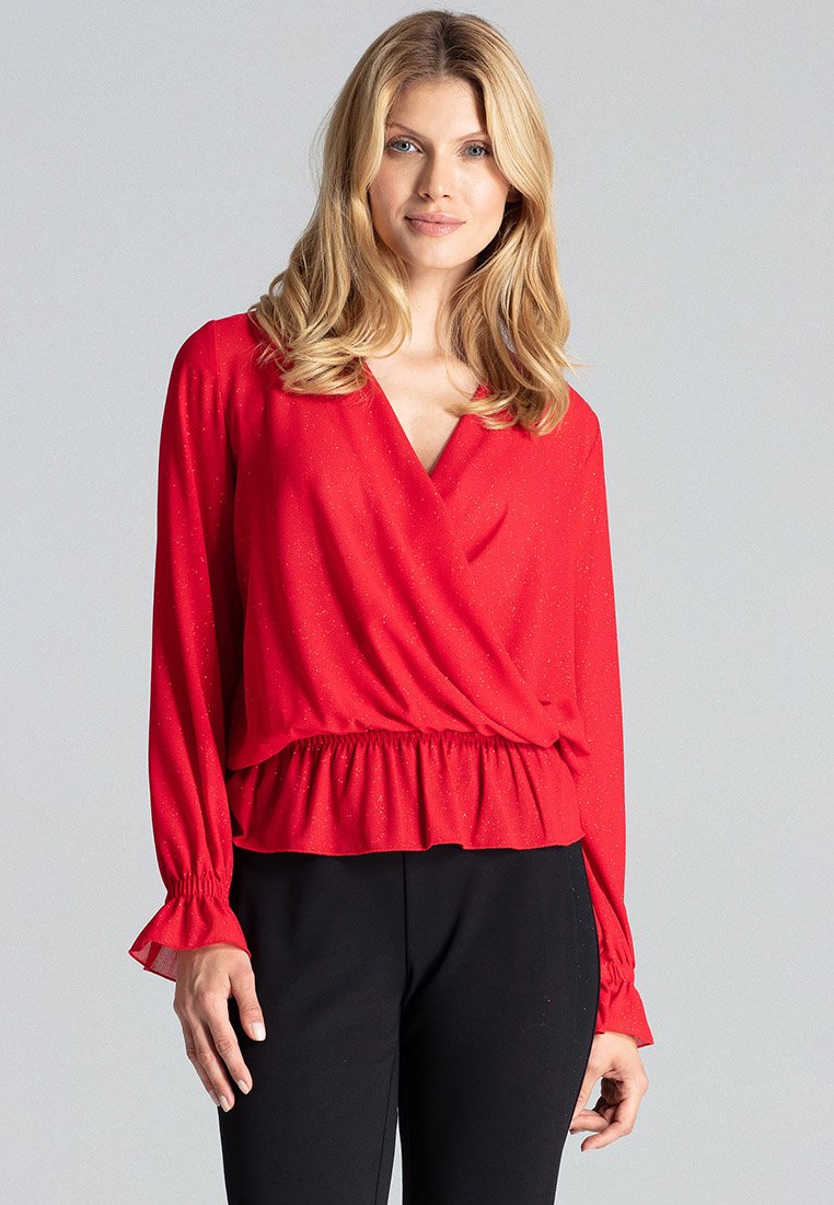 Figl LONG SLEEVED - Bluse - red