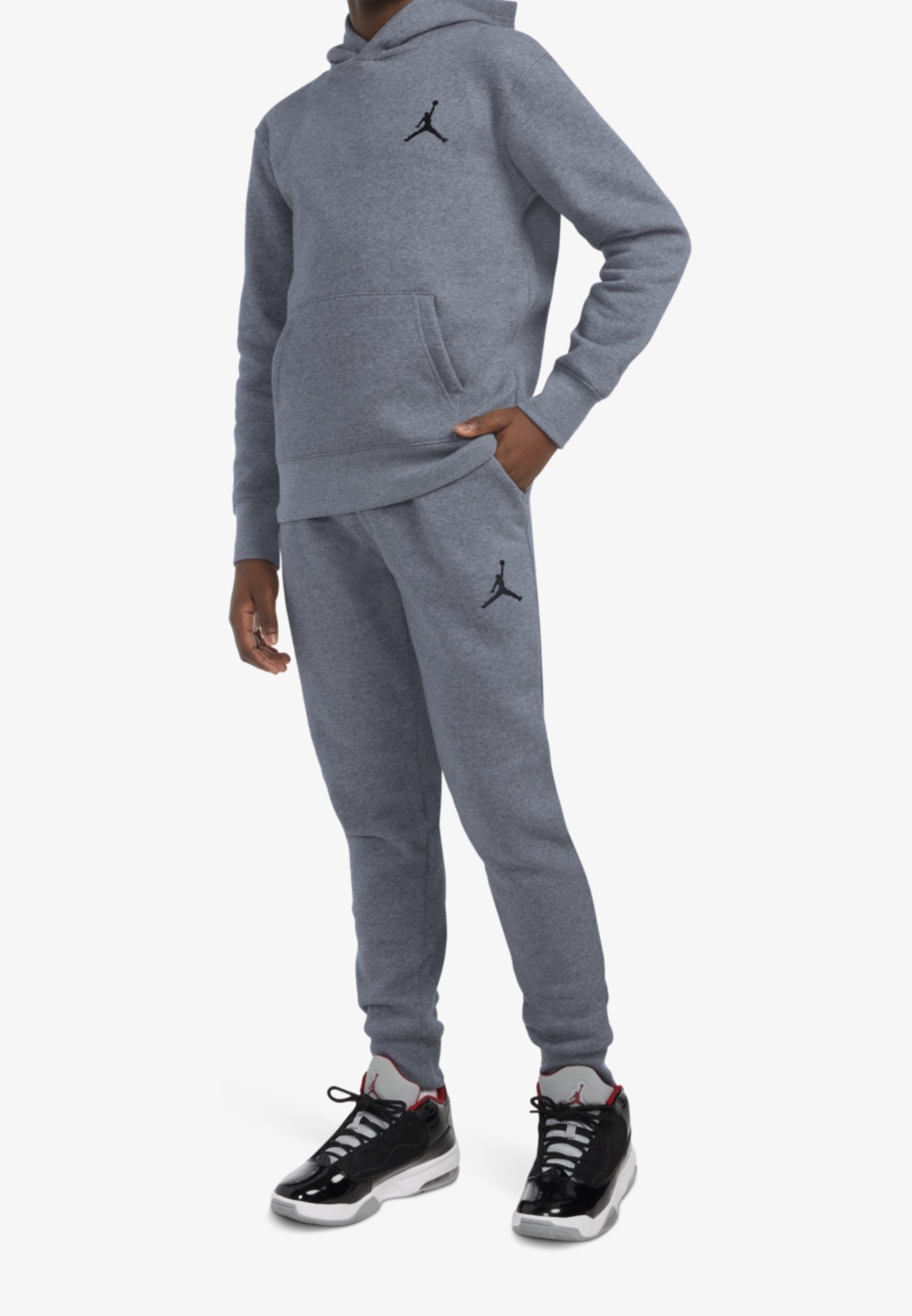 nike air jordan tracksuit grey