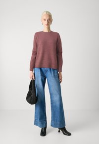 JDY JDYLAYLA ONECK - Stickad tröja - rose brown