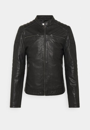 JACKET - Leather jacket - black