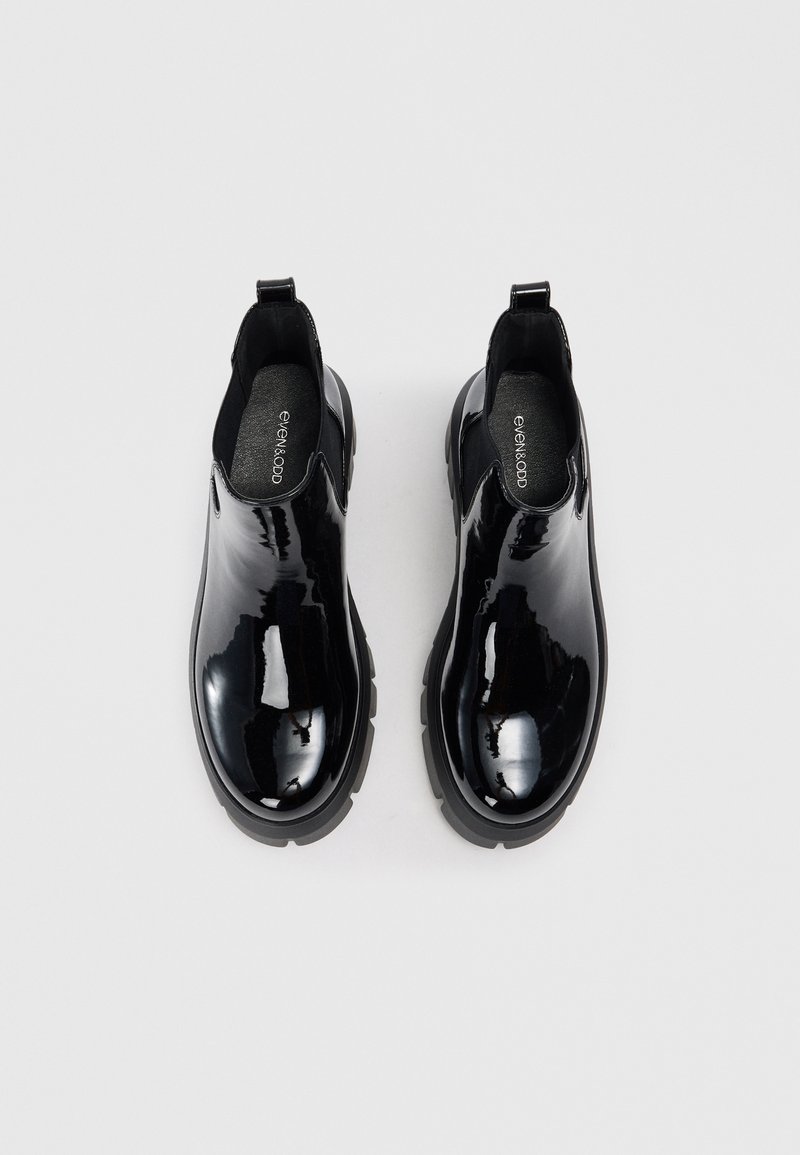 Even&Odd Wide Fit Stivaletti con plateau black/nero