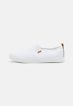 UNISEX - Loaferit/pistokkaat - white