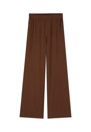 Oltre, PANTALONI PALAZZO - Stoffhose - marrone