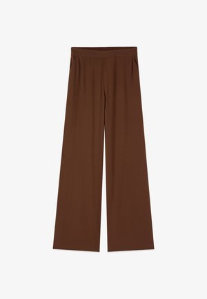 Oltre, PANTALONI PALAZZO - Broek - marrone