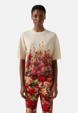 STRICK HELLY - T-shirt print - sand rot