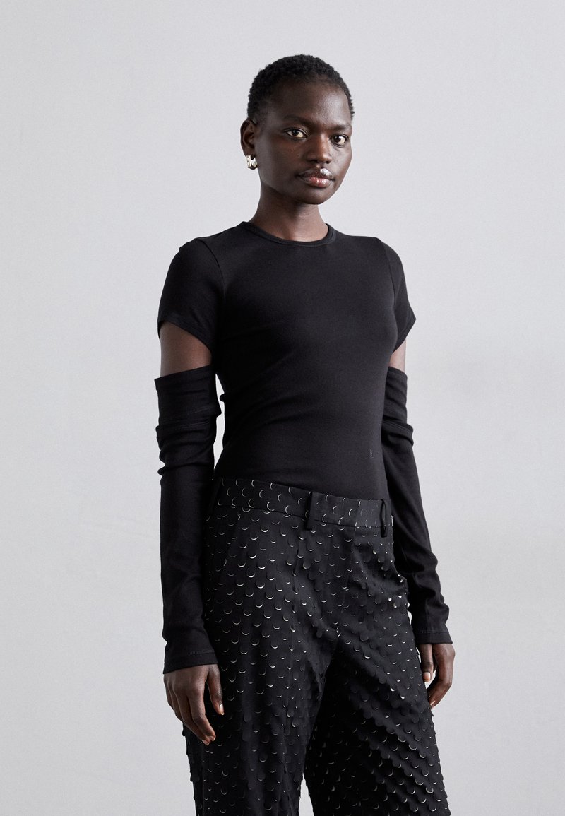 Helmut Lang SLASH - Topper langermet - black