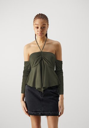 Long sleeved top - khaki